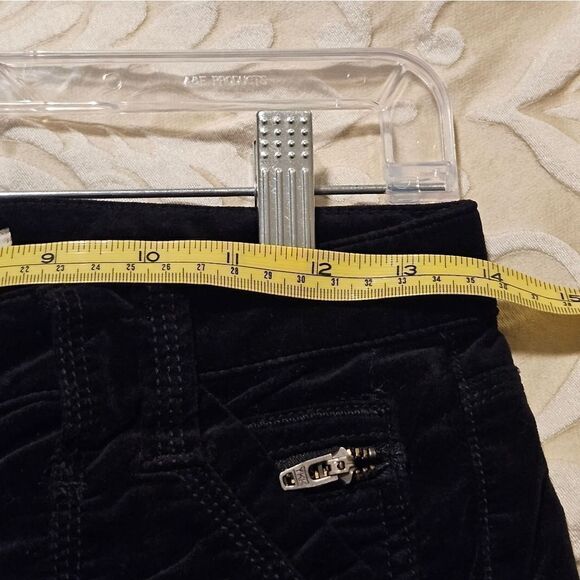 Women's Joie black velvet pants size 25 - Picture 8 of 9